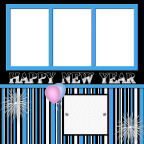 digital 12x12 square printable new years scrapbook papers computer scrapbooking celebrate fireworks party templates