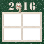 Green Snowman New Years Holiday Scrapbooking Paper Templates