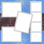 Fireworlks for New Years square formatted holiday paper downloadable templates