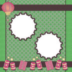 Today's Best #1 scrapbooking paper downloadable new years holiday papers.