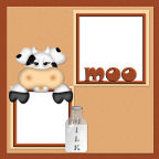 moo cow sspilling milk spilled milk scener 12 x 12