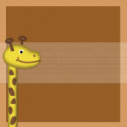 long necked giraffe for zoos and circus outings red and yellow