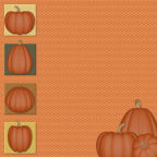harvest pumpkins with tiles