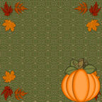 Fall Festival 12x12 Scrapbook Easy Build Template Papers