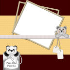 scientist boy or child themed computer scrapbooking templates