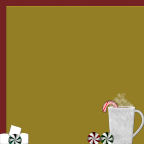 cocoa and christmas candy elements stationery and scrapbooking large format