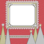 Christmas Star Holiday Scrapbooking Paper Templates