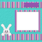 easter bunny scrapbook papers templates with bunny