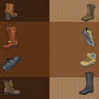 12x mens shoes boots and tennies western shoot out at the OK corral