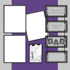 Easy to use father's day themed scrapbooking papers for quick downloading