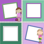 12x12little grils dress up play girlies pictures shopping