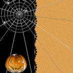 12x creepy halloween spider web pumpkins