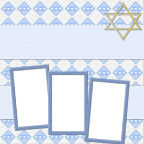Holiday Hanukkah scrapbooking papers for easy quick download