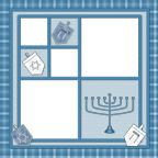 #1 Best Jewish Holiday Hanukkah Digital Scrapbooking paper downloads.