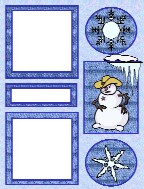 12x winter printable scrapbook paper templates layouts and ideas snow