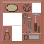 12x digital scrapbook papers to print and download genealogy masculine