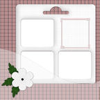 12x easy layered computer scrapbook elements memorial albums flowered templates