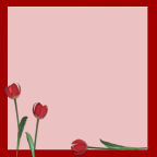 12x digital tulip themed memorial scrapbook layouts to download