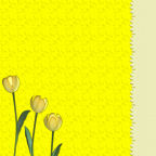 printable tulip themed memorial scrapbook layouts to download 12x12