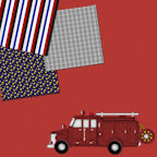 12x printable firemen scrapbook papers backgrounds to download