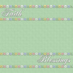 8x8 Large Format Easter, Christmas and Religious themed digital computer scrapbooking paper downloadable templates.