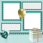 digital celebrate special occasions birthday balloons printable scrapbook papers party papers