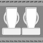 12xs12 trophy themed printable scrapbook papers templates