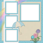 Learin to Scrapbook for Free Using our spring floral seasonal scrapbooking template papers