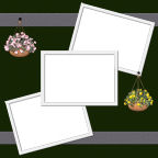 Simple Quick build scrapbooking templates for spring