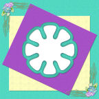 12x flower cornered dgital scrapbook paper templates to download