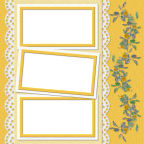 12x digital scrapbook templates wedding or spring themed