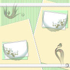 8x8 Floral Themed Spring Time Seasonal Computer Scrapbook Downloadables