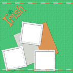 Learn to Scrapbook with St Patrick's Day Holiday Scrapbooking Papers