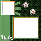 stacked fframes flowerings backgrounds 12x12