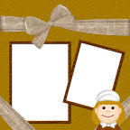 girl pilgrim themed printable thanksgiving scrapbook paper templates