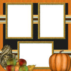 12 x 12 harvest printable thanksgiving scrapbook paper templates