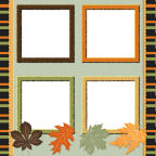 12x fall autumn printable thanksgiving scrapbook paper templates