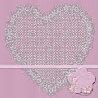Hearts for Valentines Day Digital Scrapbooking Downloadable Papers