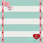 12x12 valentines day conversations hearts lace and romance