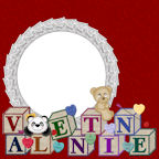 alphabet words ruffled-love for women valentines