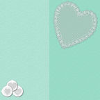 12 by 12 Simple Valentines Day Card or Scrapebook Paper Downloadables