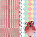Holiday Valentines Day digi-scrapebooking paper downloadable templates.