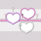 Cute Teddy Bears and Hears in Pastel colors - digi-scrapbooking paper downloadable templates.