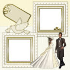 12 x 12 wedding scrapbook paper designs templates