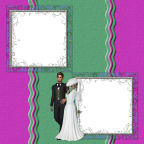 12x printable vintage photo wedding keepsake album papers