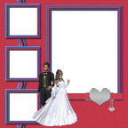 12x12 square wedding scrapbook paper layouts templates