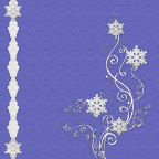Snowflake Winder Themed digi-scrap paper templates
