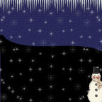 Sledding, holiday winter snowflake and snowman winter themed downloadable scrapbooking papers.