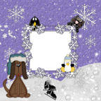 Snowflakes, snowmen, frost and fun on the best computer scrapbooking papers.